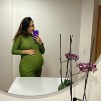 Vestido para Embarazada Emilia, Malí - Ohmamá Ropa de Maternidad