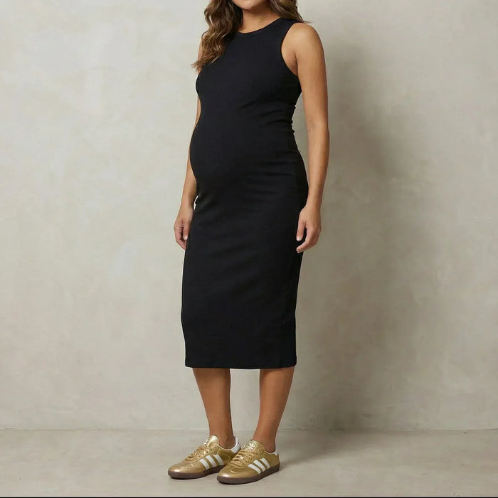 vestido maternidad emma rib ohmama