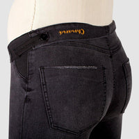 Jeans Materno, Super Skinny Gris Oscuro Ohm - Ohmamá Ropa de Maternidad