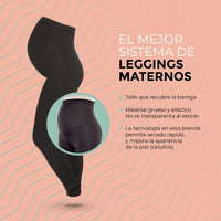 Leggins Embarazo Premium - Talle Alto Ohm - Ohmamá Ropa de Maternidad