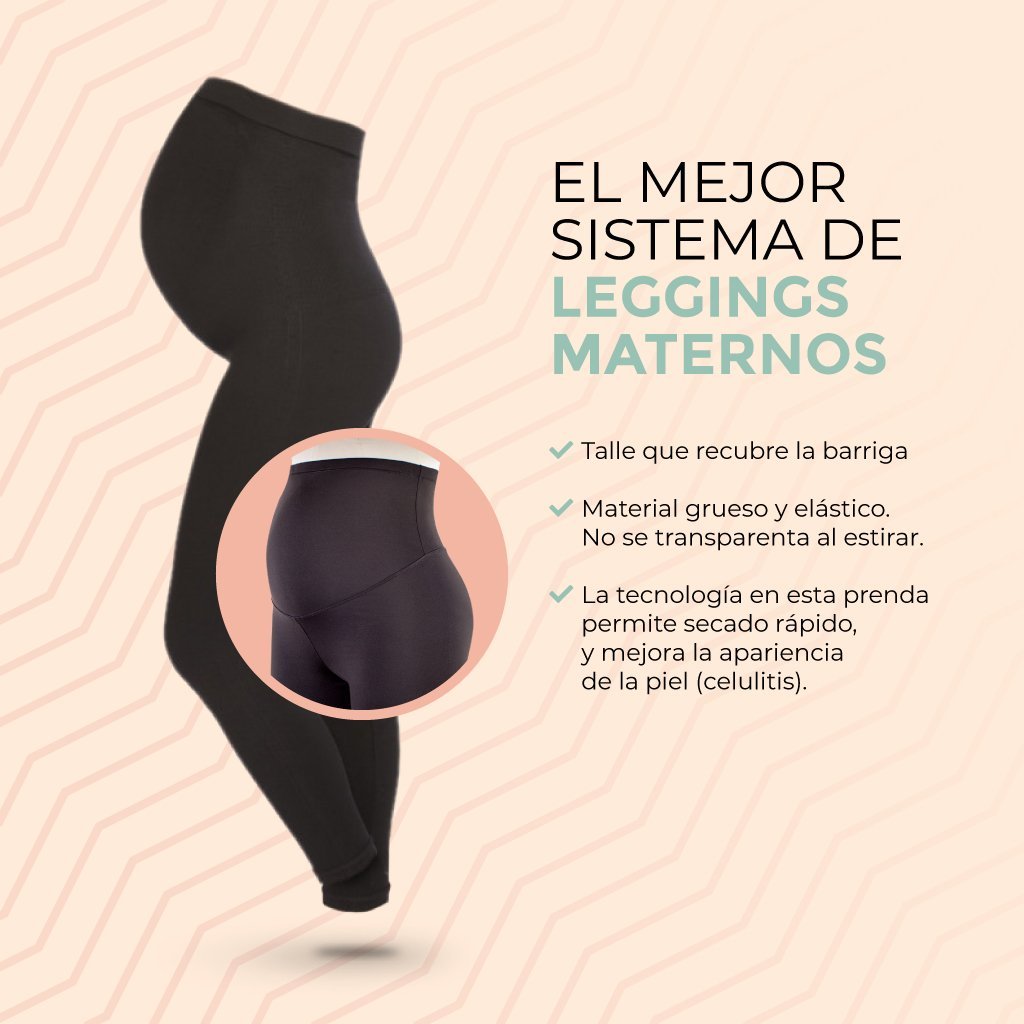 Leggins Embarazo Premium - Talle Alto Ohm - Ohmamá Ropa de Maternidad