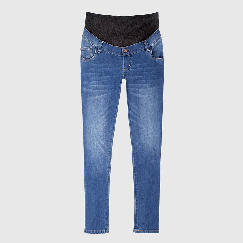 Pack 2 Jeans para Embarazadas Olivia Claro Ohm - Ohmamá Ropa de Maternidad