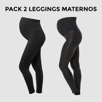 Pack 2 Leggings Premium Ohm - Ohmamá Ropa de Maternidad