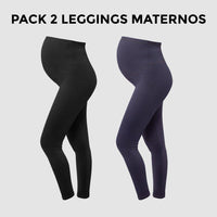 Pack 2 Leggings Premium Ohm - Ohmamá Ropa de Maternidad