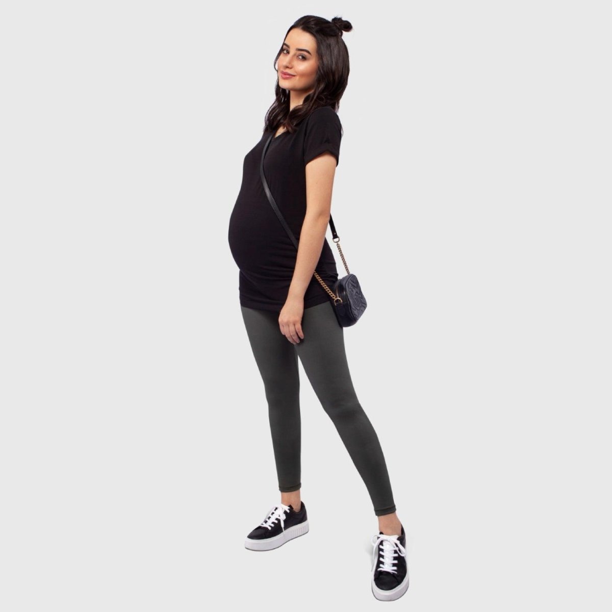 Pack Jean de Embarazo Olivia Oscuro + Leggings Premium Ohm (copia) - Ohmamá Ropa de Maternidad