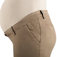 Pantalón Materno Casual - Sistema Evolutivo, Drill Ohm - Ohmamá Ropa de Maternidad