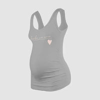 top maternidad estampado hecho con amor