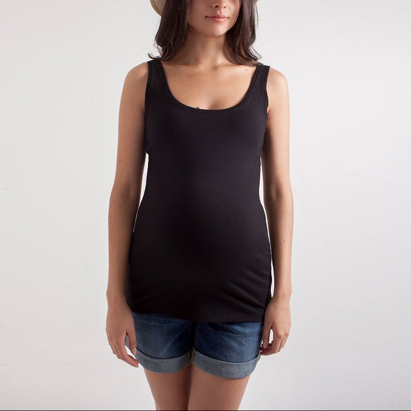 Top Materno sin pliegues laterales Ohm - Ohmamá Ropa de Maternidad